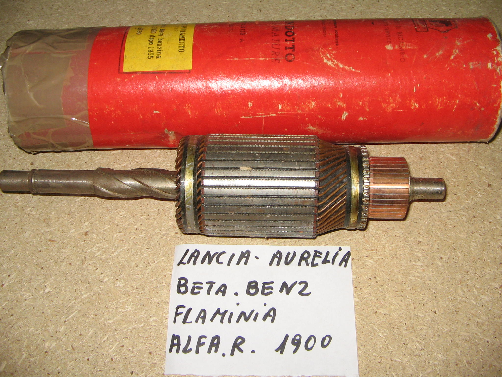 INDOTTO AVVIAMENTO LANCIA AURELIA BETA FLAMINIA ALFA ROMEO 1900NUOVO N. 1287
